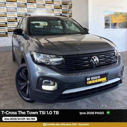VOLKSWAGEN T-CROSS 1.0 200 TSI TOTAL FLEX THE TOWN AUTOMÁTICO VOLKSWAGEN T-CROSS 1.0 200 TSI TOTAL FLEX THE TOWN AUTOMÁTICO